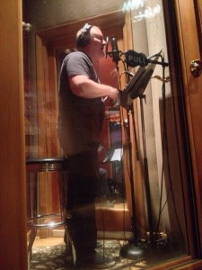 Collin Raye in the vocal Booth
