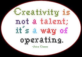 Creativity is NOT a talent
