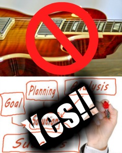 Perspective Les Paul Collage