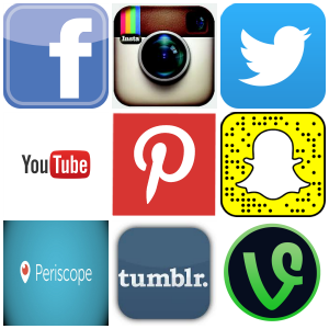 Reach and Frequency Social Media Logos